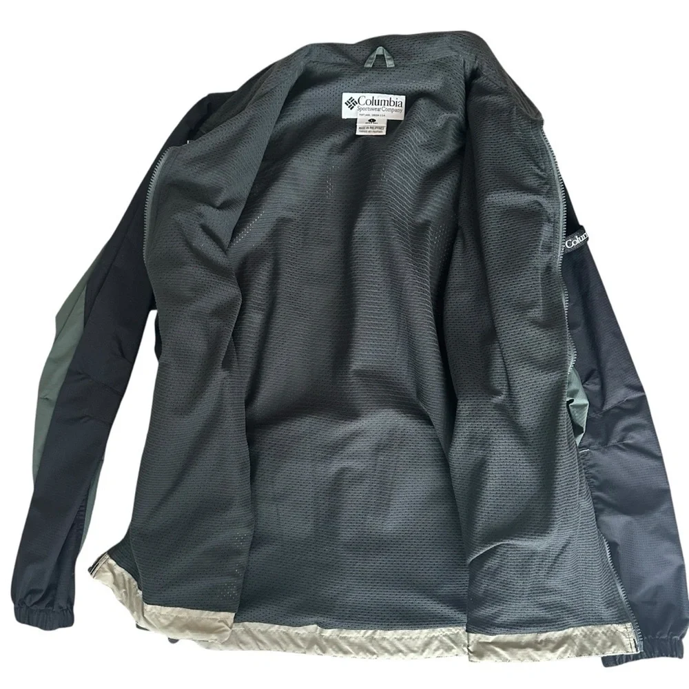 Columbia Sportswear Company Packable Green Jacket With Removable Sleeves Lg Tall - Picture 4 of 10